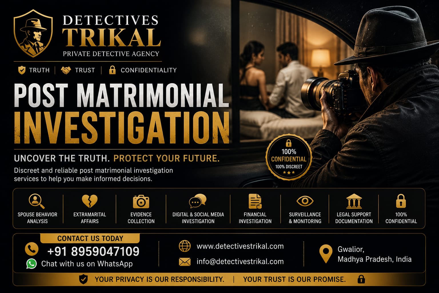 Post-Matrimonial Investigation: Truth Behind Marriage Disputes
