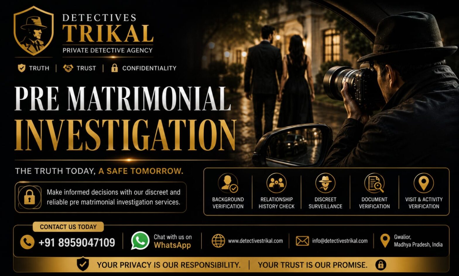 Pre-Matrimonial Investigation